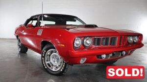 SOLD- 1971 Plymouth Cuda 